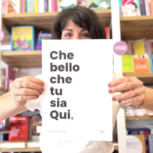 Che bello che tu sia qui - stampa A4