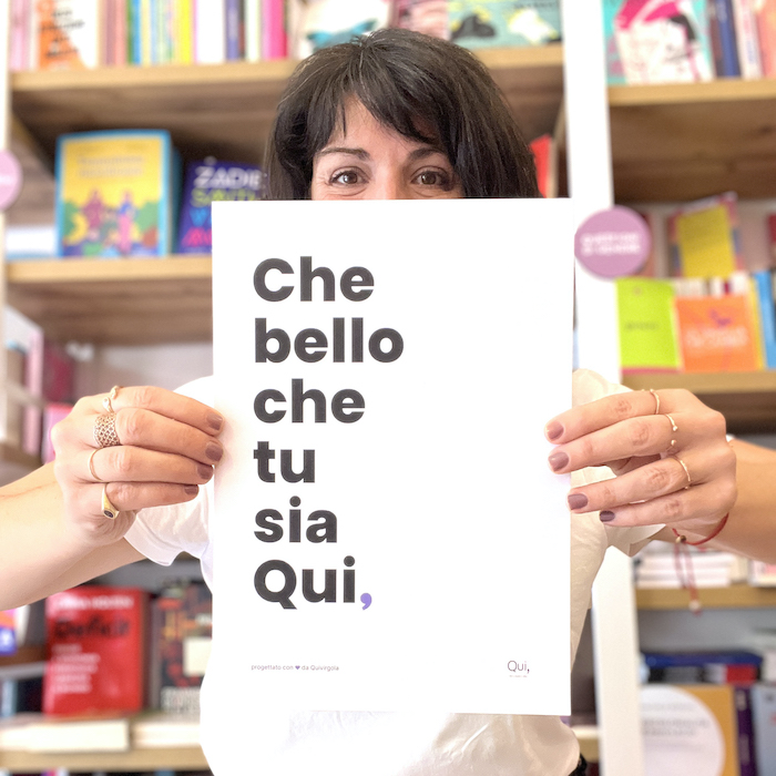 Che bello che tu sia qui - stampa A4
